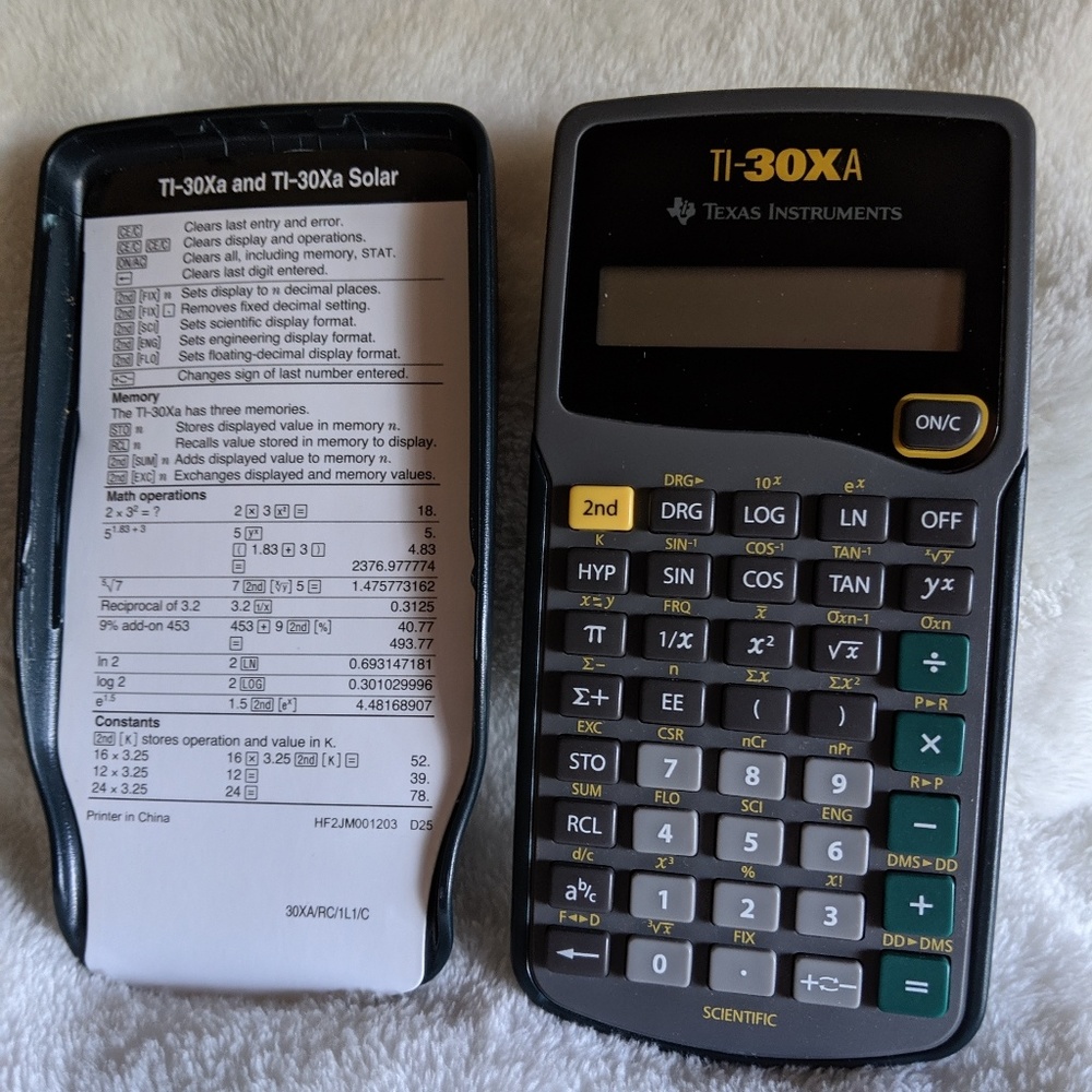 Texas Instruments - TI-30XA